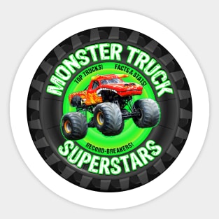 Truck Tire of Monster Sticker